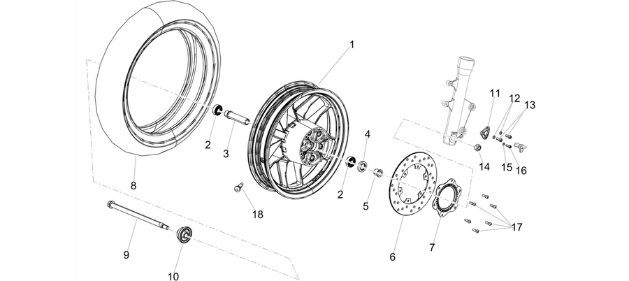 Front wheel