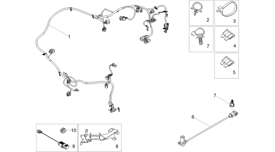 Main cable harness