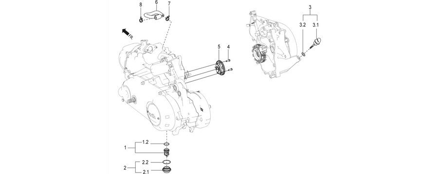 Oil pump-filter
