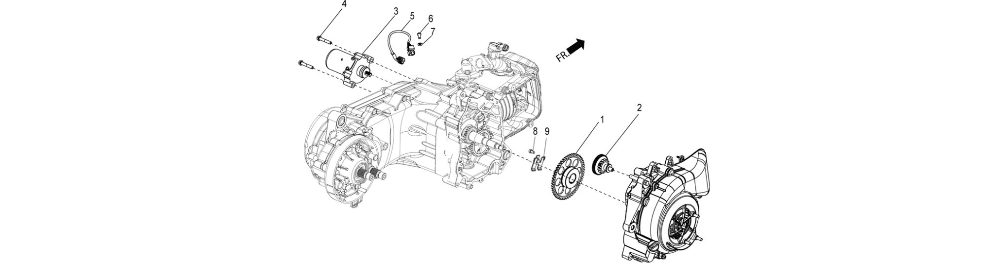 Starting motor