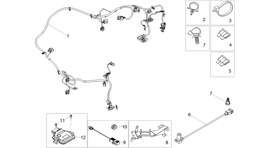 Main cable harness