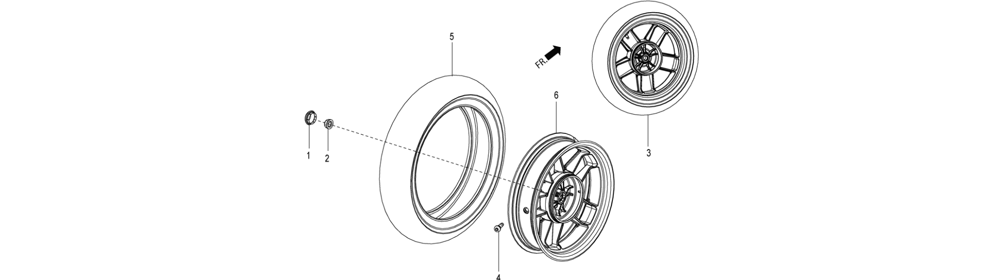 Rear wheel