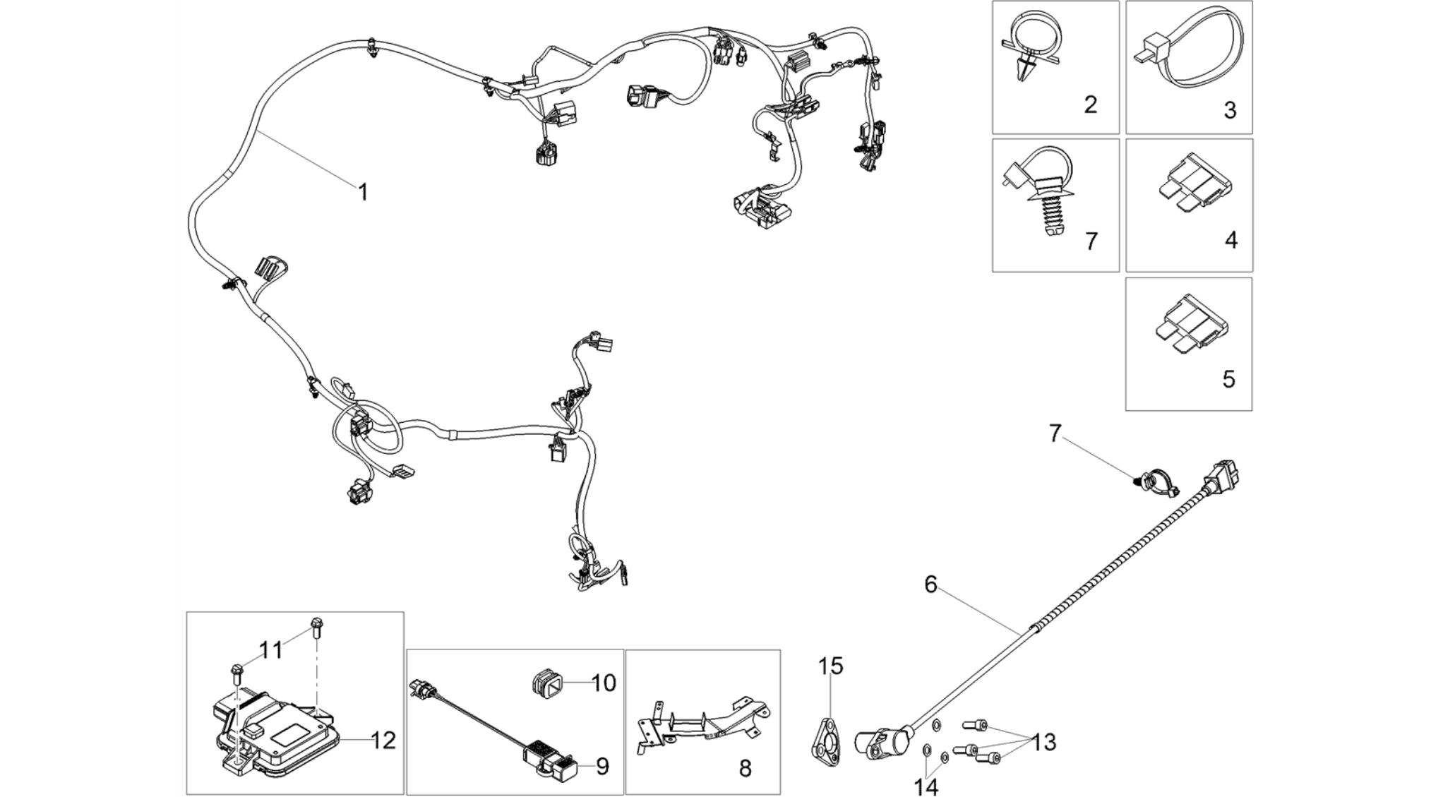 Main cable harness