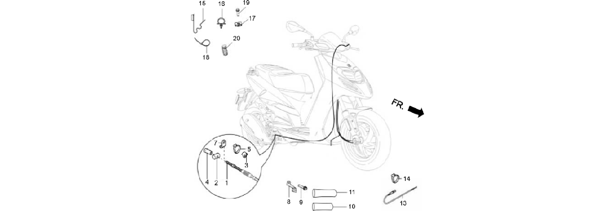 Transmissions-Rear brake-speedometr (kms)