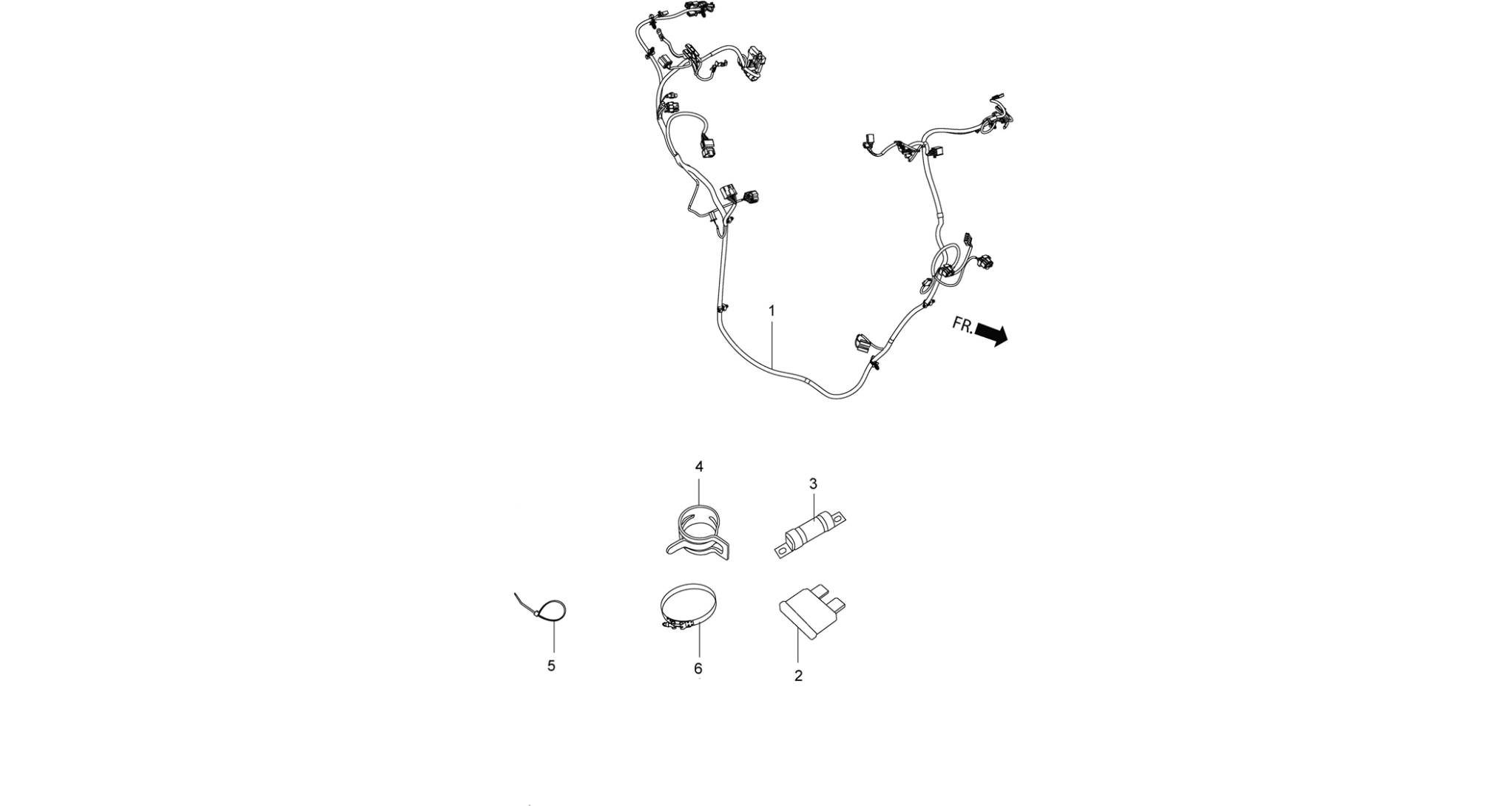 Main cable harness