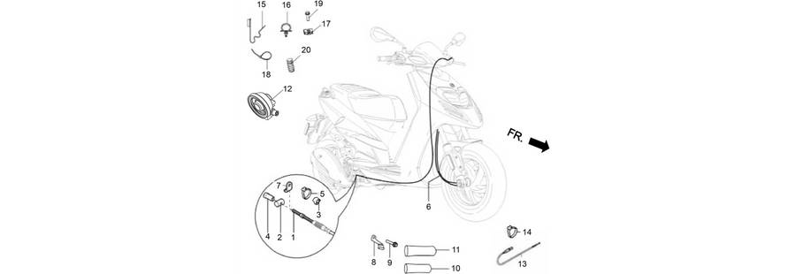 Transmissions-Rear brake-speedometr (kms)