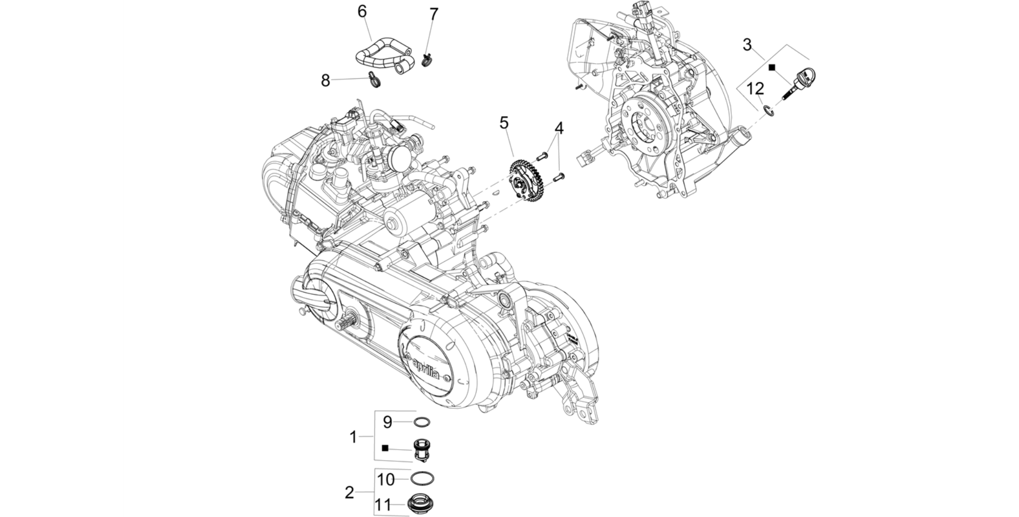 Oil pump-filter