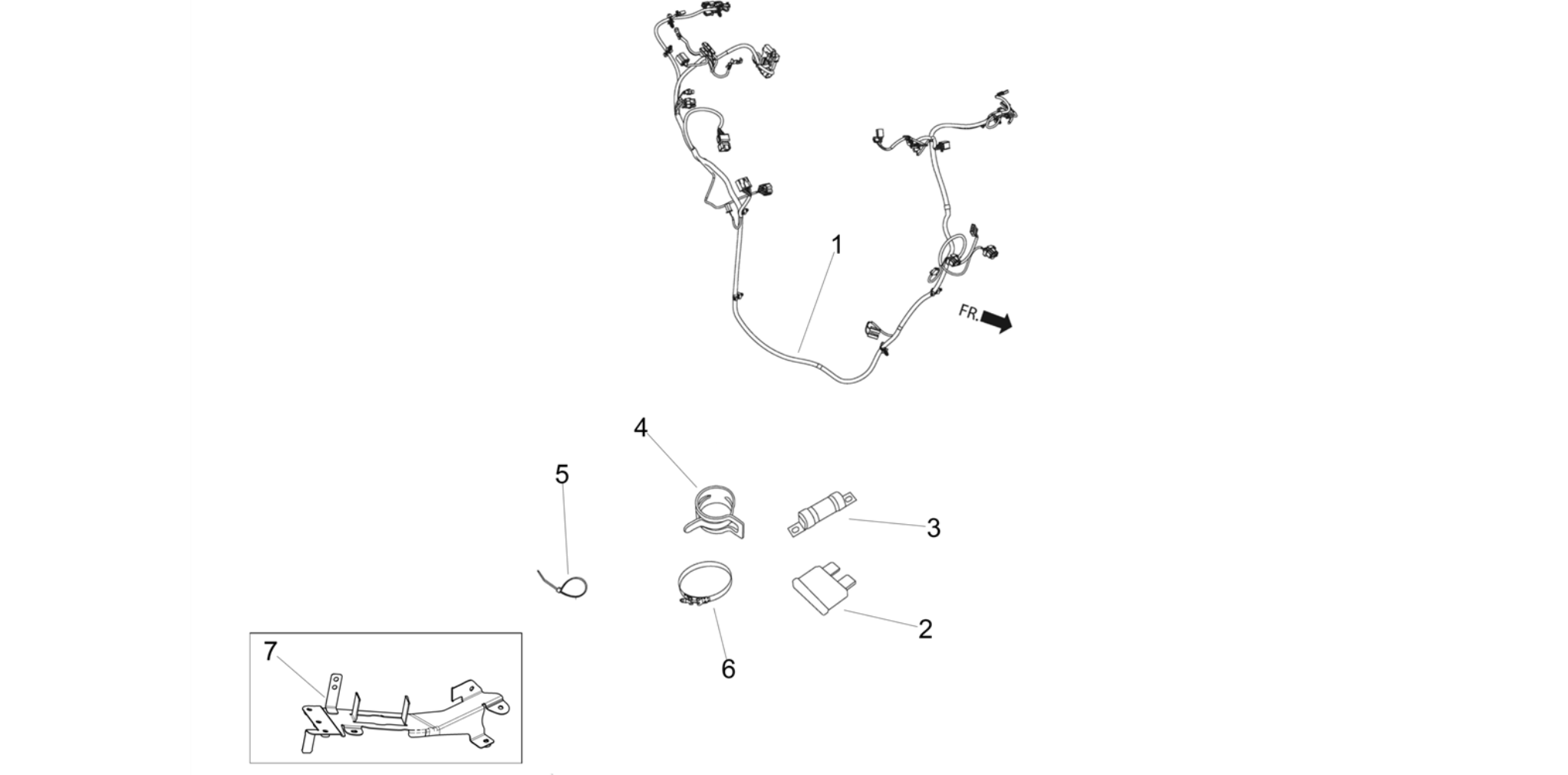 Main cable harness