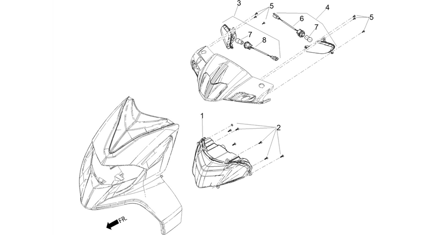 Front headlamps - Turn signal lamps