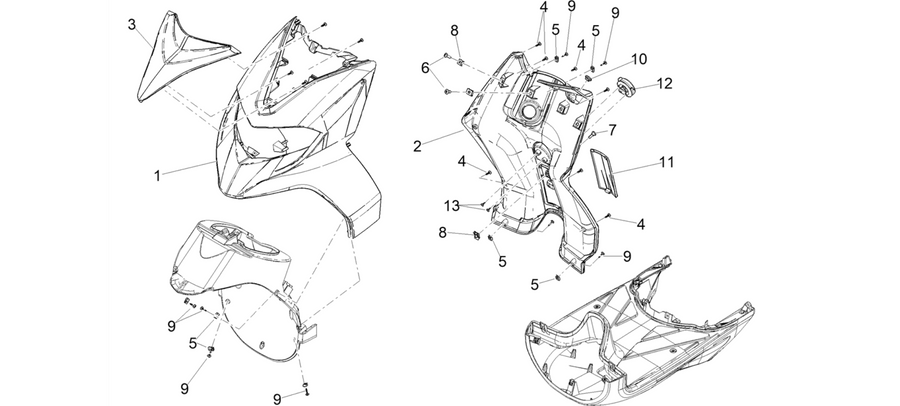 Front shield
