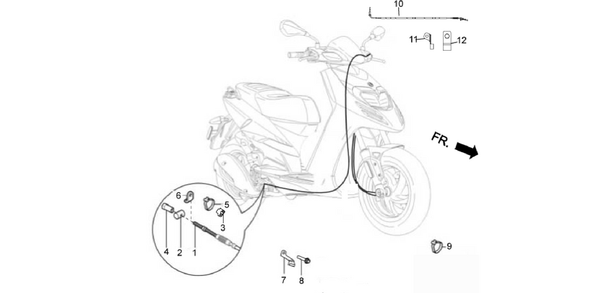 Transmissions-Rear brake-speedometr (kms)