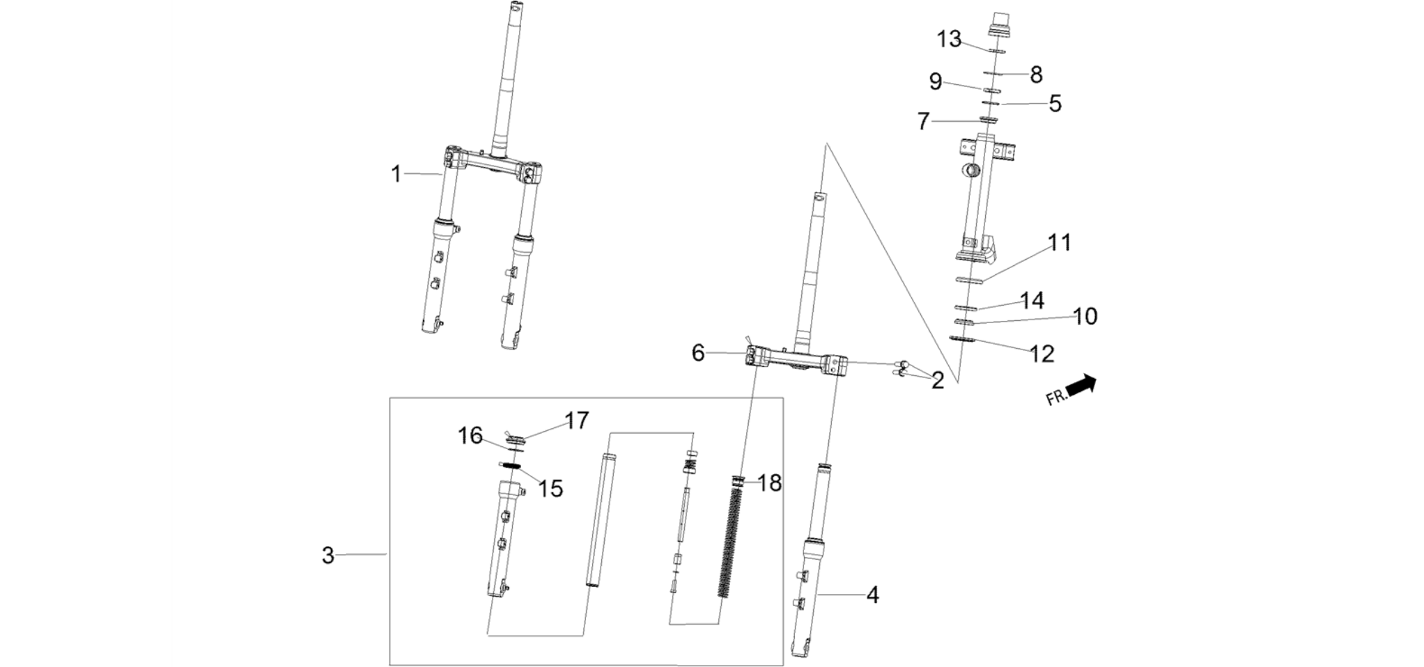 Front suspension - Shock absorber/s
