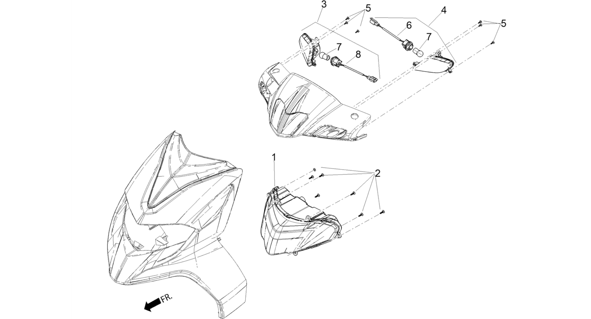 Front headlamps - Turn signal lamps