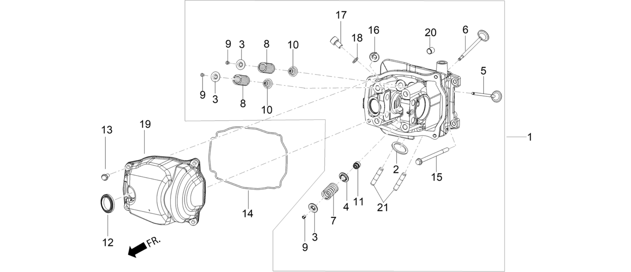 Cylinder head - valves