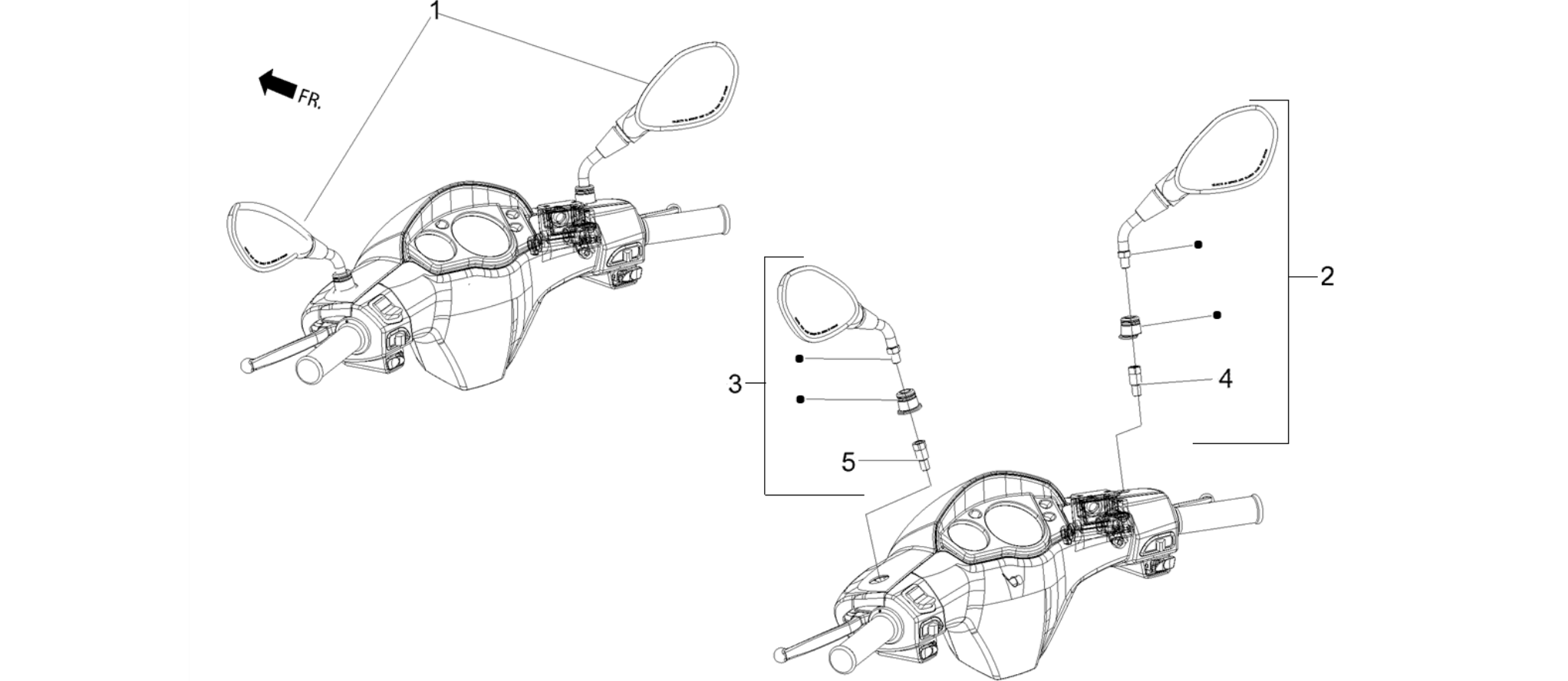 Driving mirror/s
