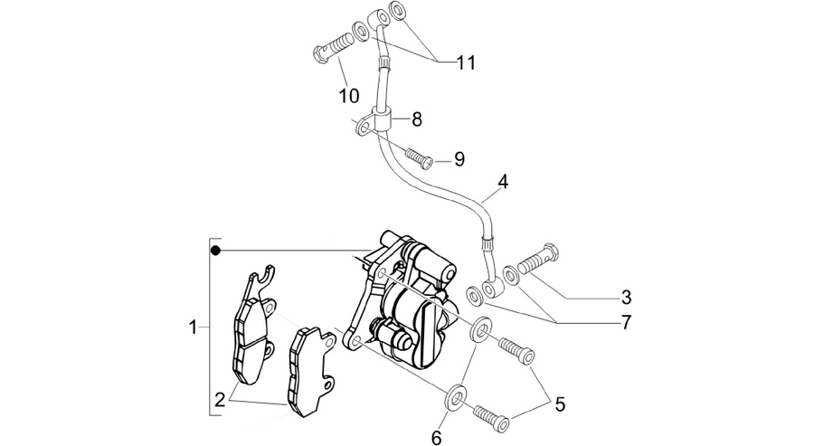 Brakes pipes - Calipers