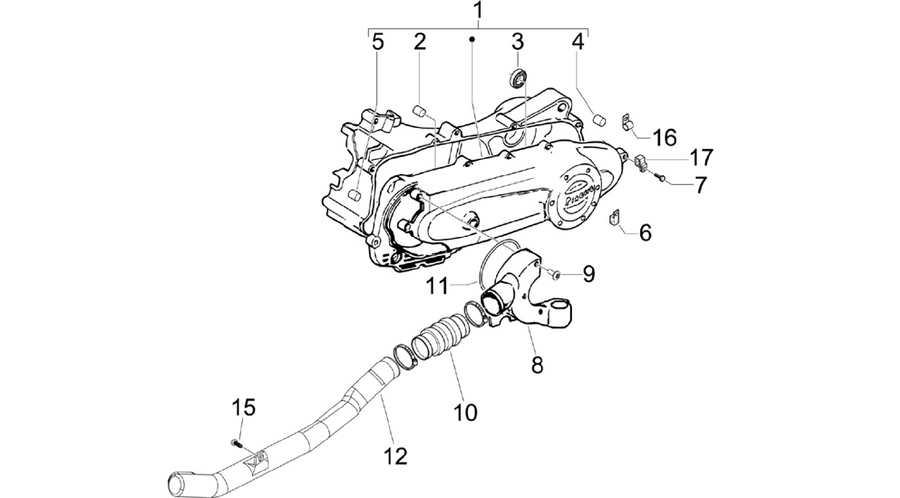 Crankcase cover - Crankcase cooling
