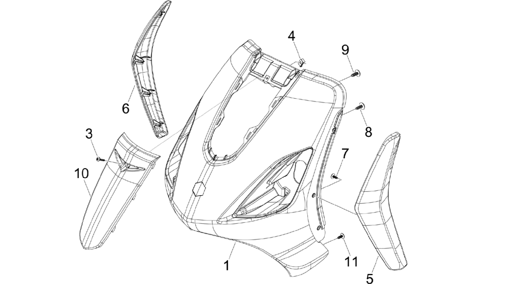 Front shield