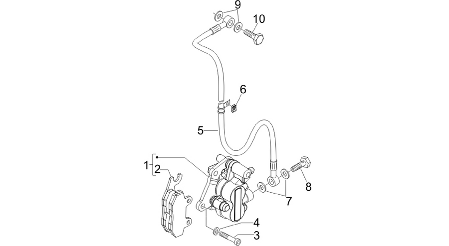Brakes pipes - Calipers
