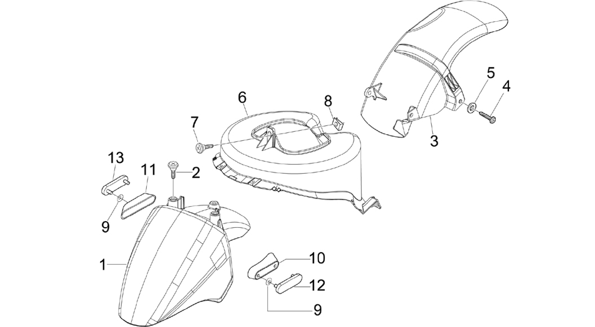 Wheel huosing - Mudguard