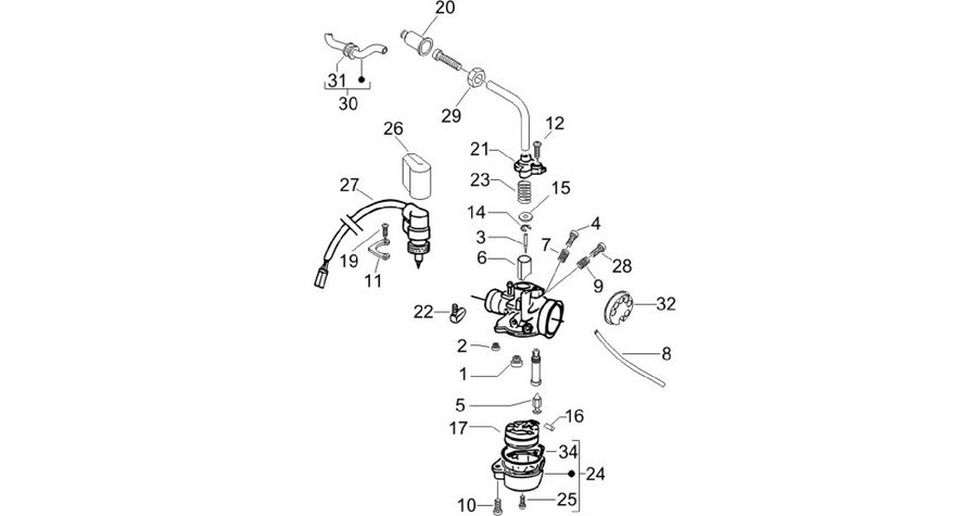 Carburetor's components