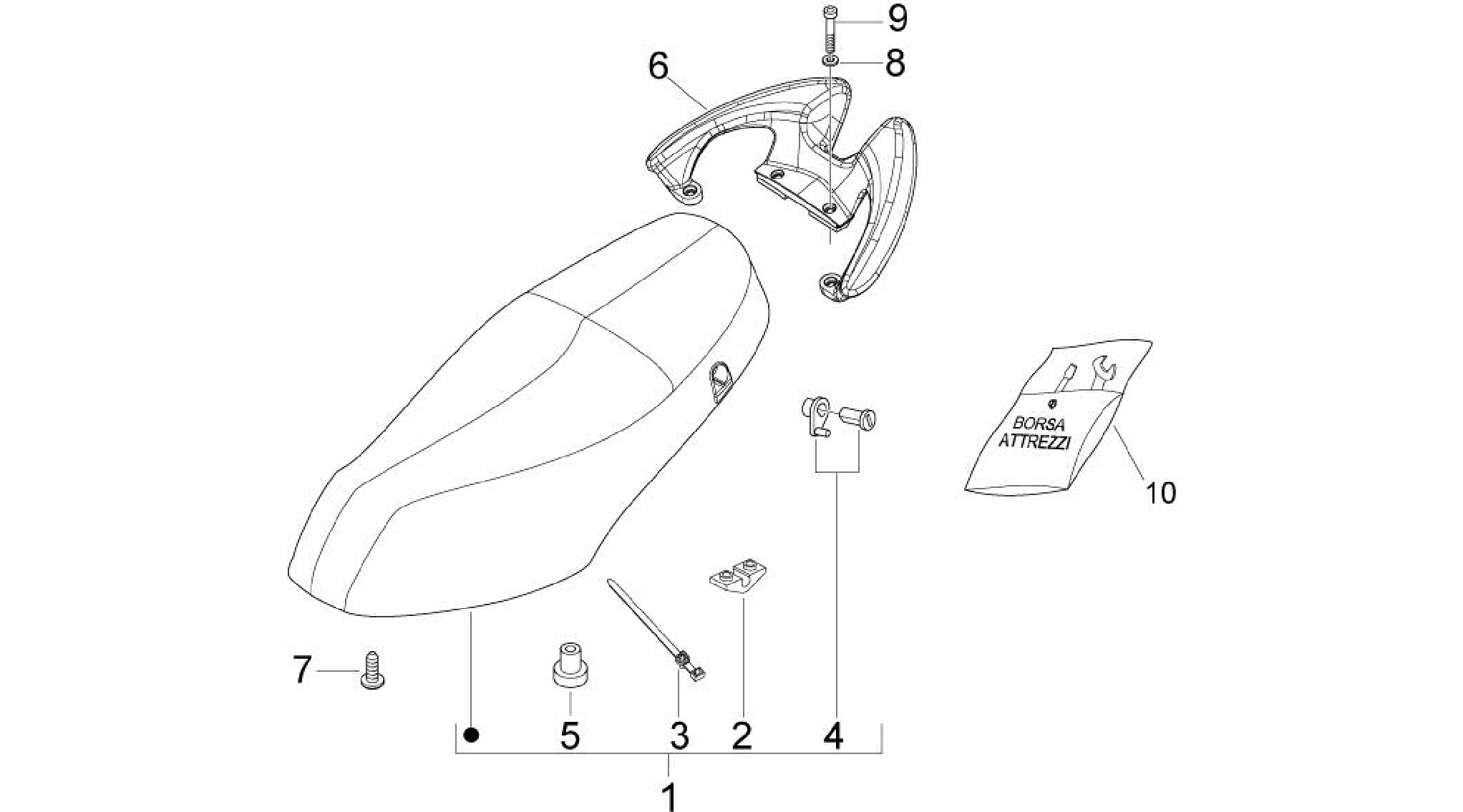 Saddle/seats