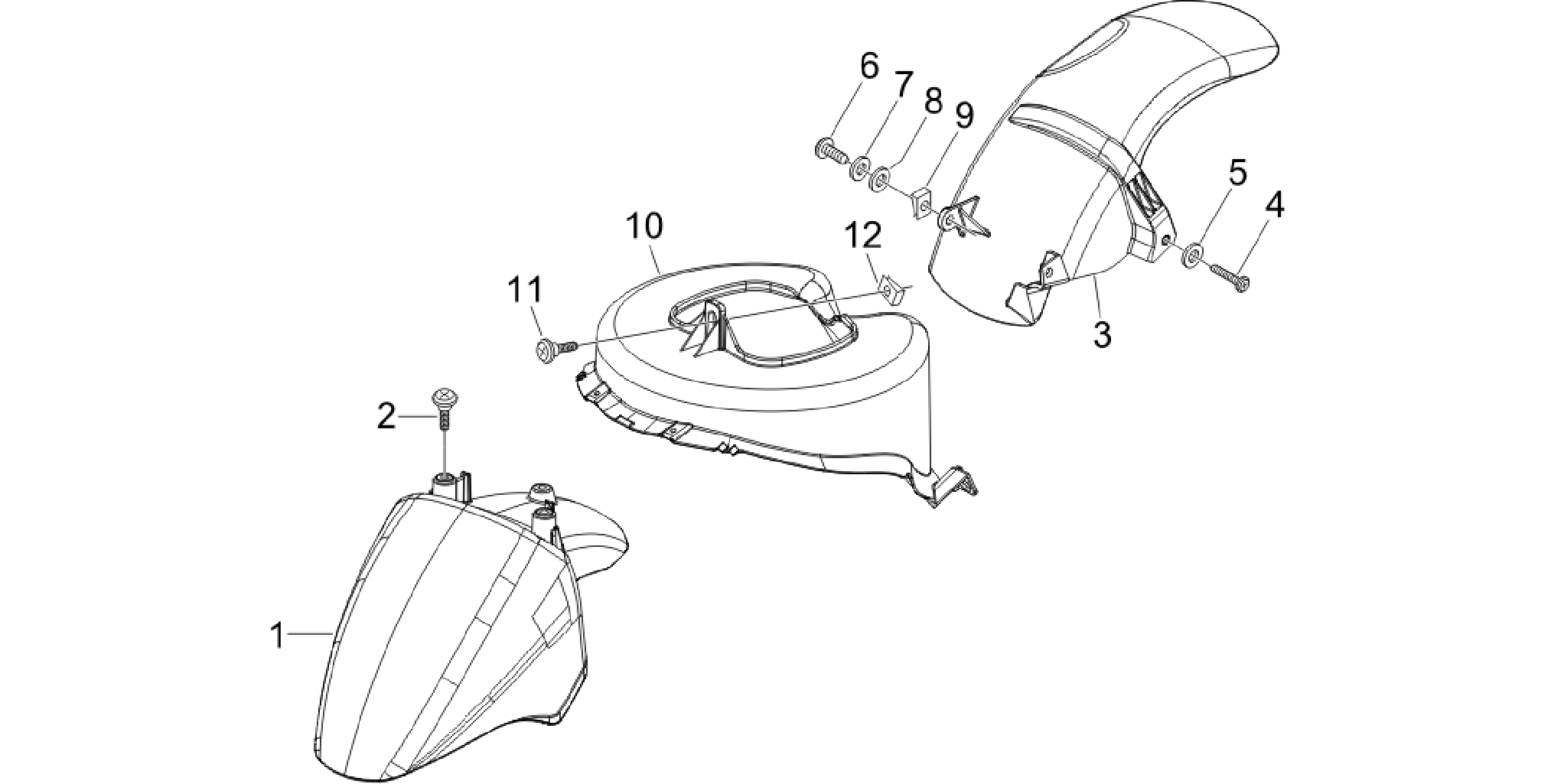 Wheel huosing - Mudguard