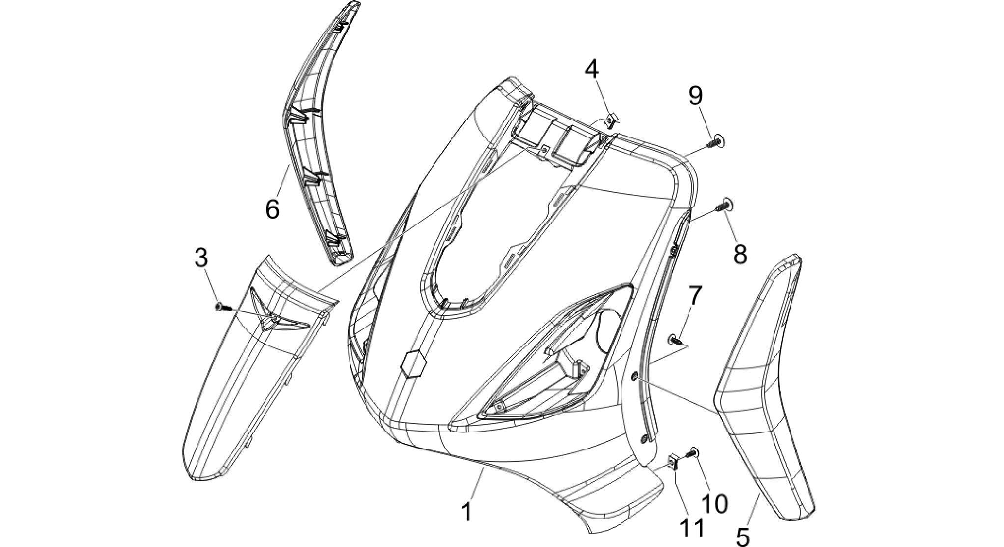 Front shield
