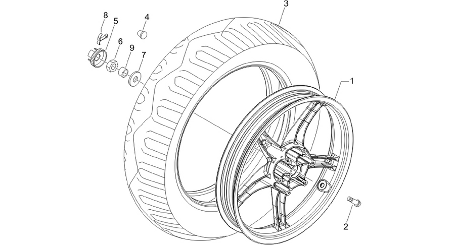 Rear wheel