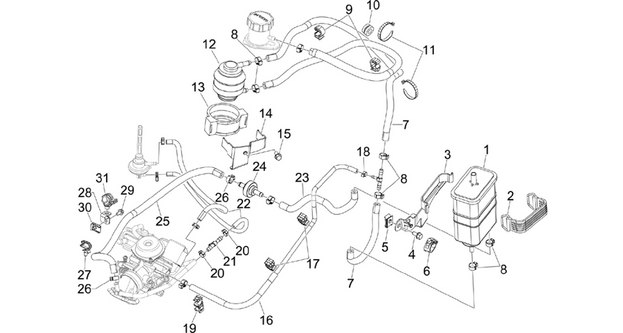 Anti-percolation system