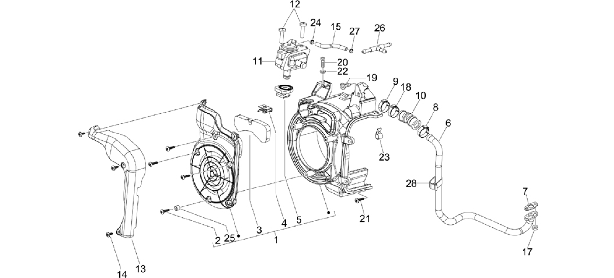Secondary air box