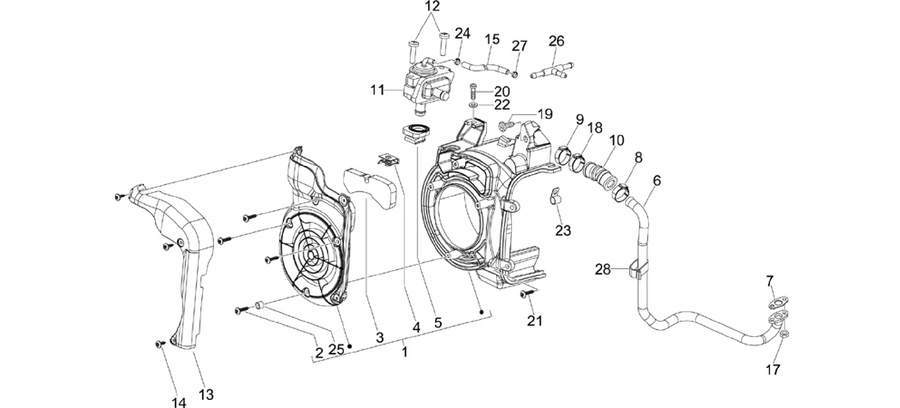 Secondary air box