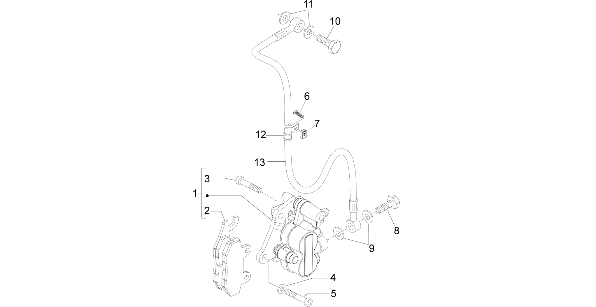 Brakes pipes - Calipers