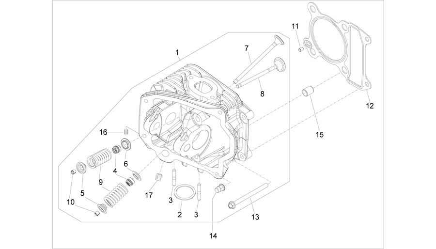 Cylinder head unit - Valve