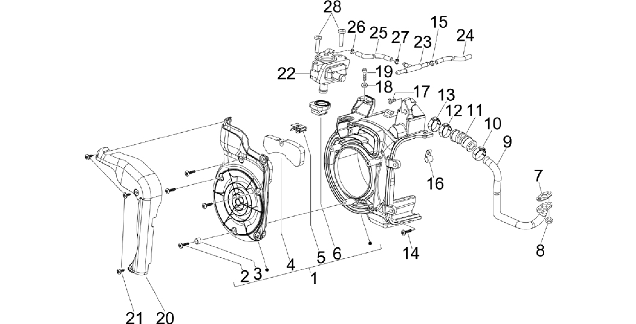 Secondary air box