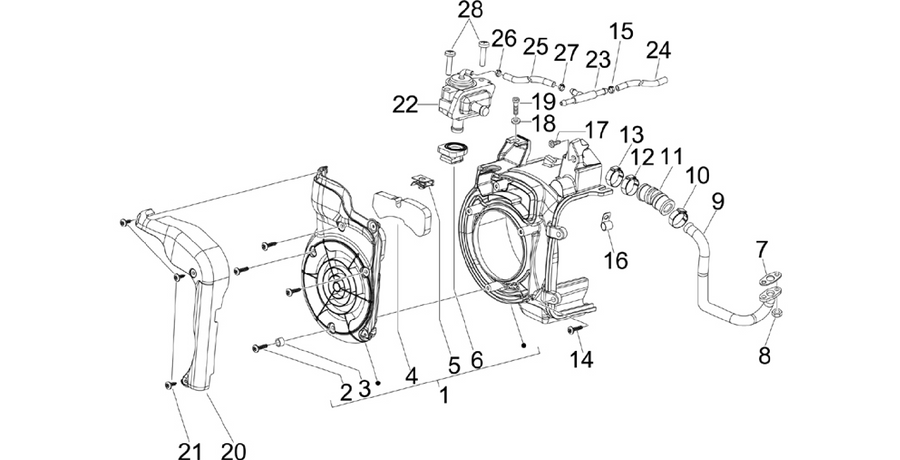 Secondary air box