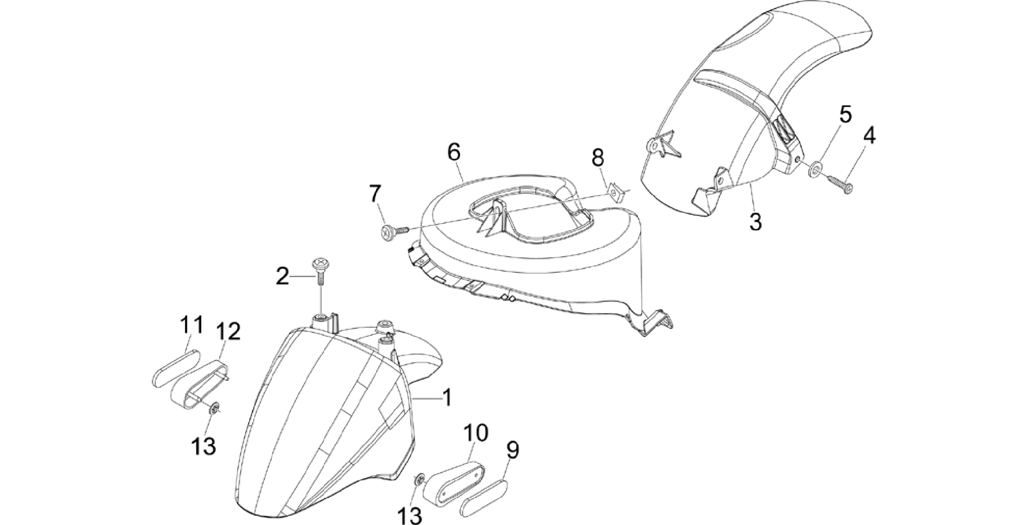 Wheel huosing - Mudguard
