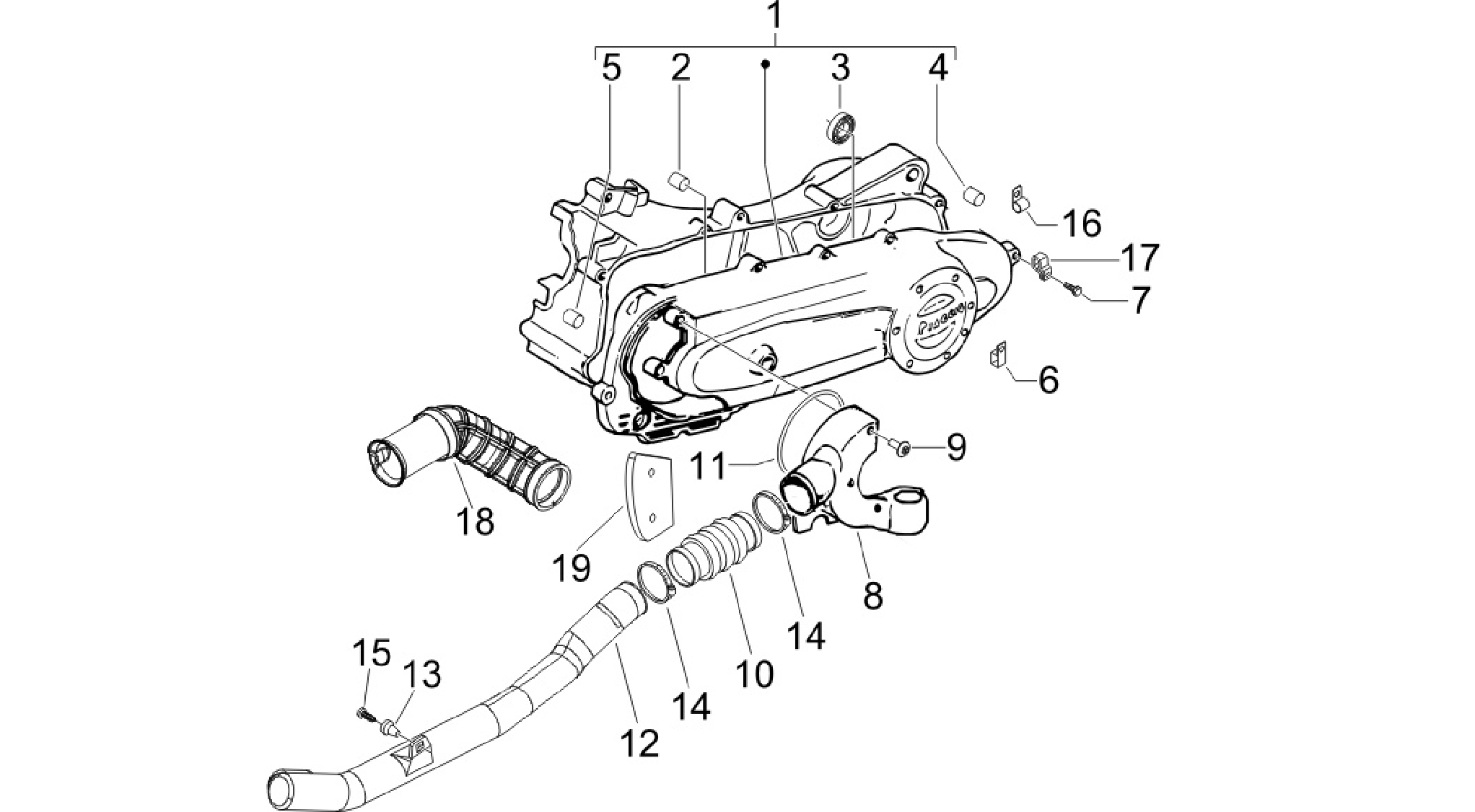 Crankcase cover - Crankcase cooling