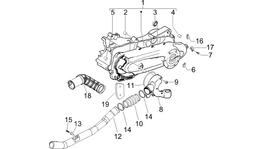 Crankcase cover - Crankcase cooling