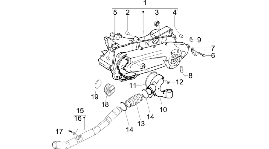 Crankcase cover - Crankcase cooling