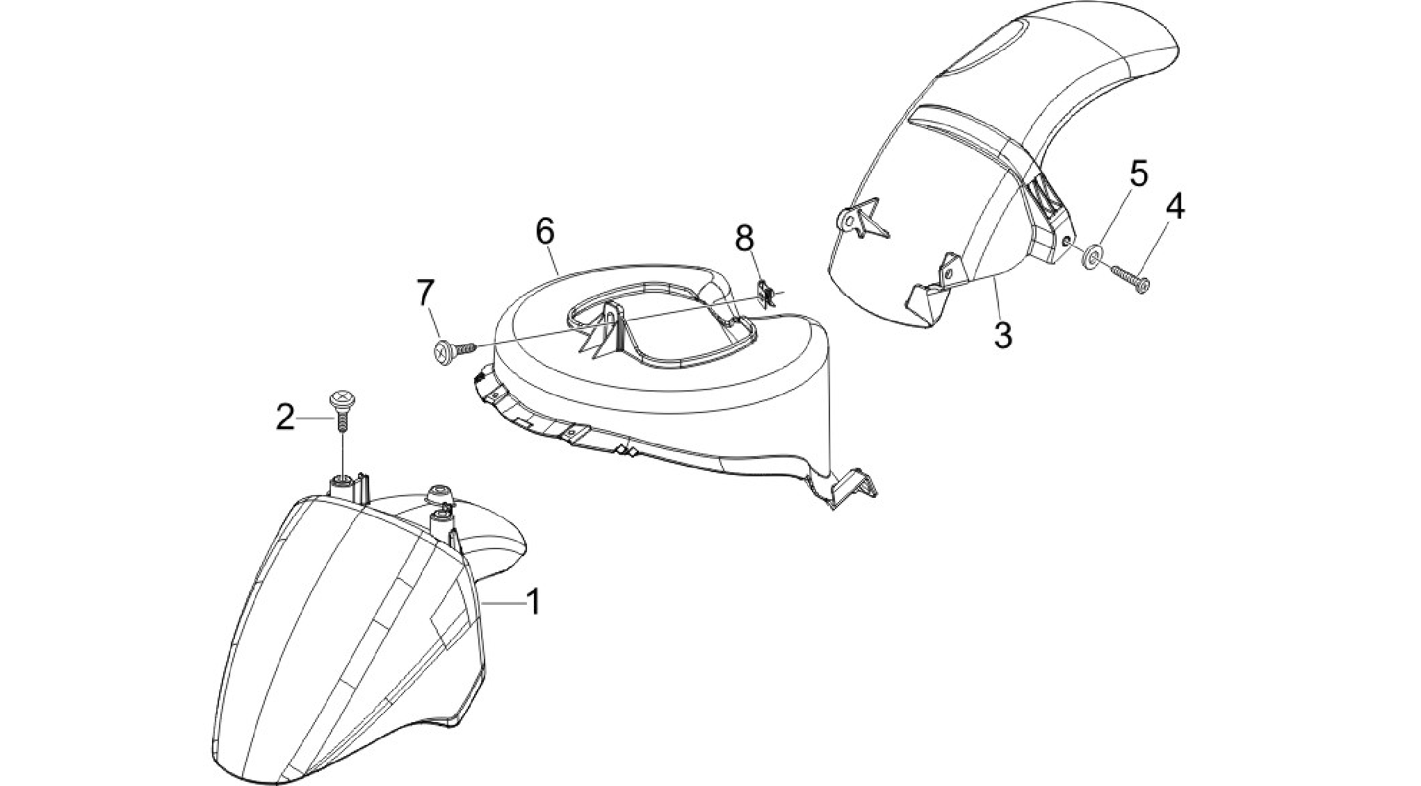 Wheel huosing - Mudguard