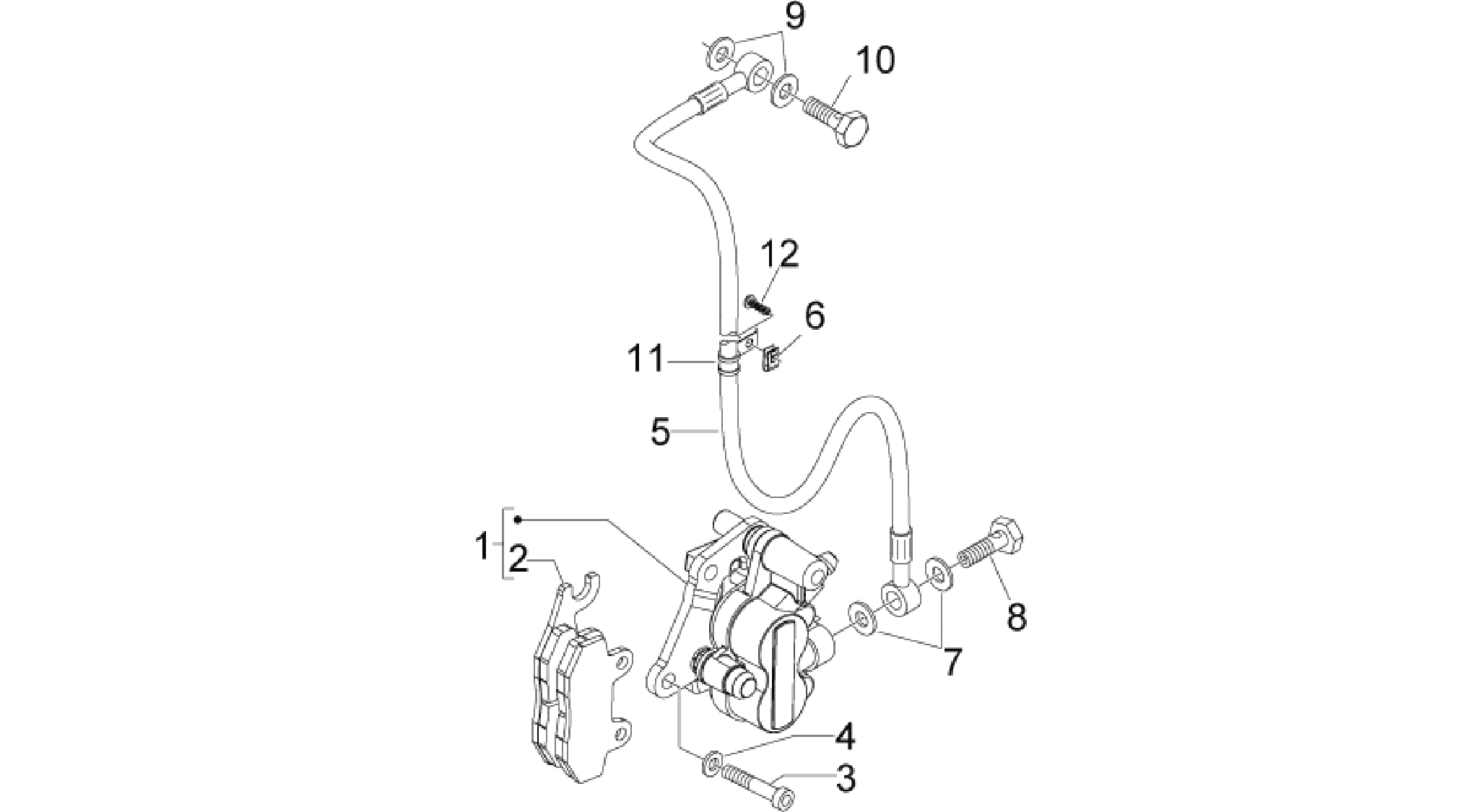 Brakes pipes - Calipers