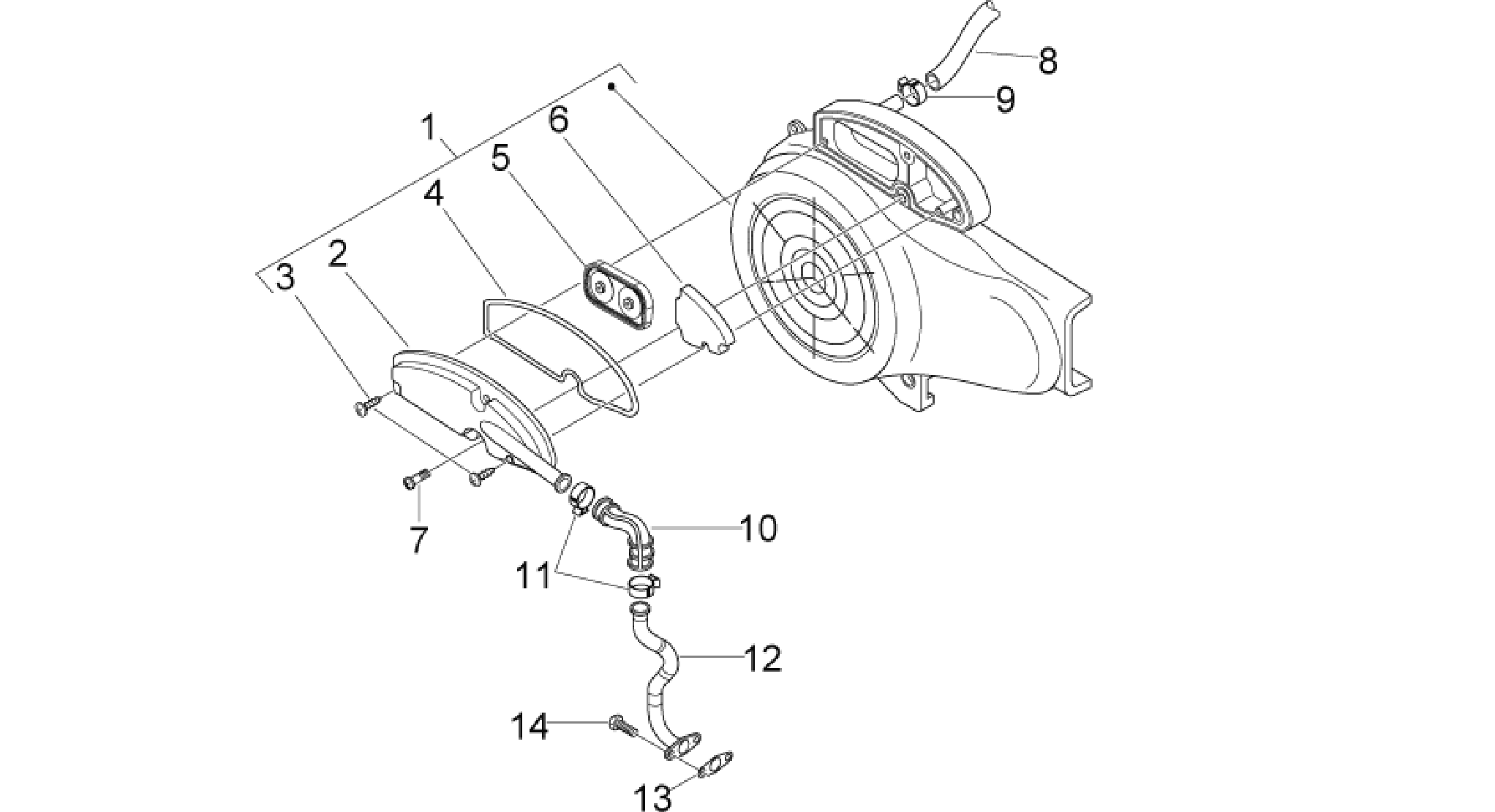 Secondary air box