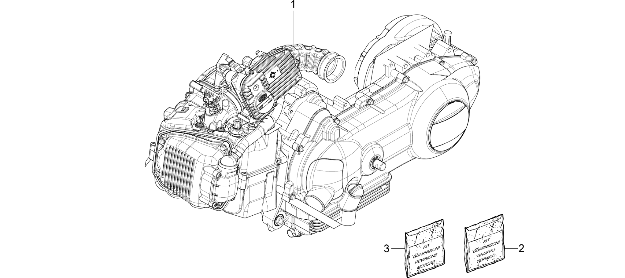 Engine, assembly