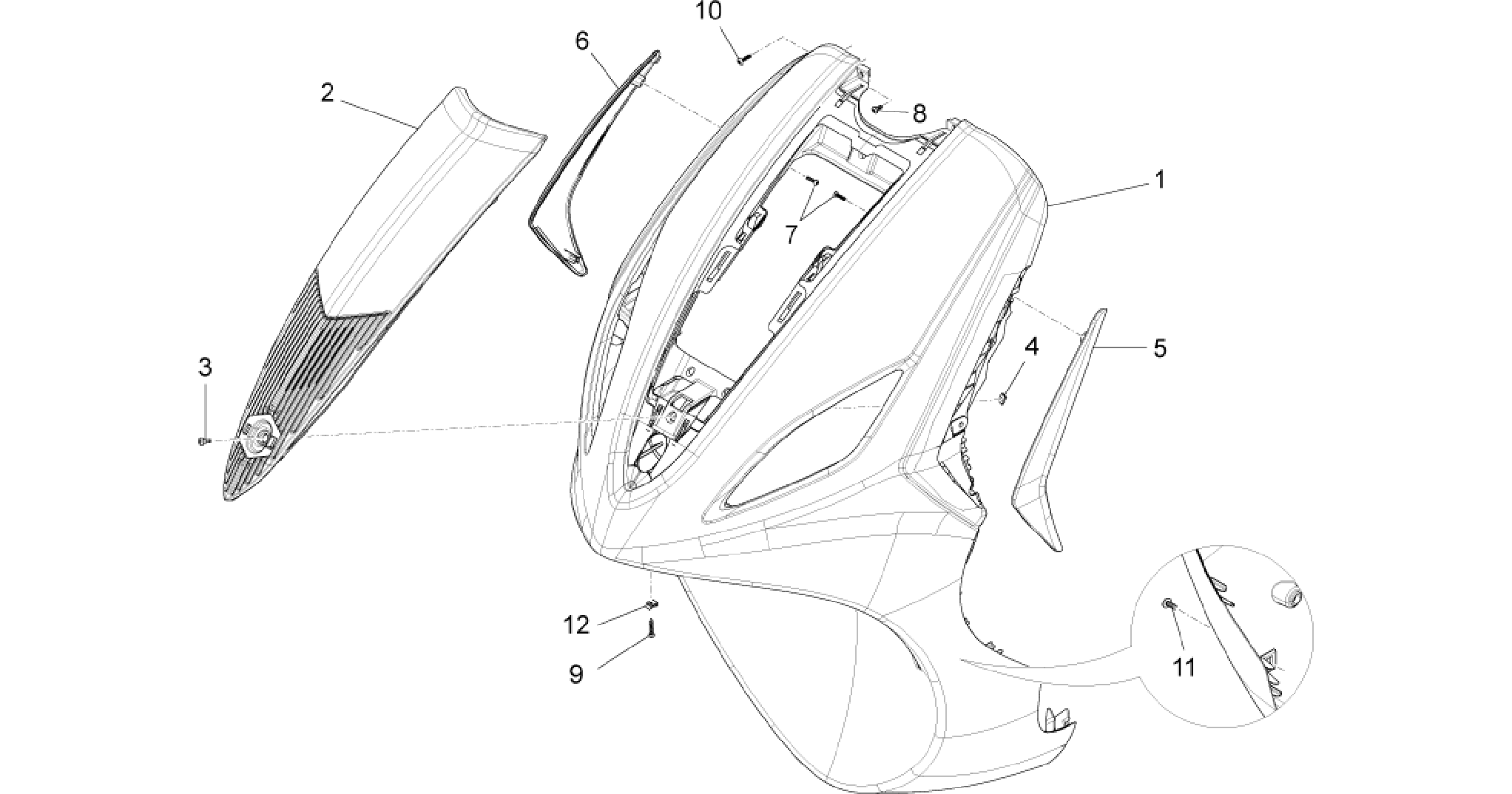 Front shield