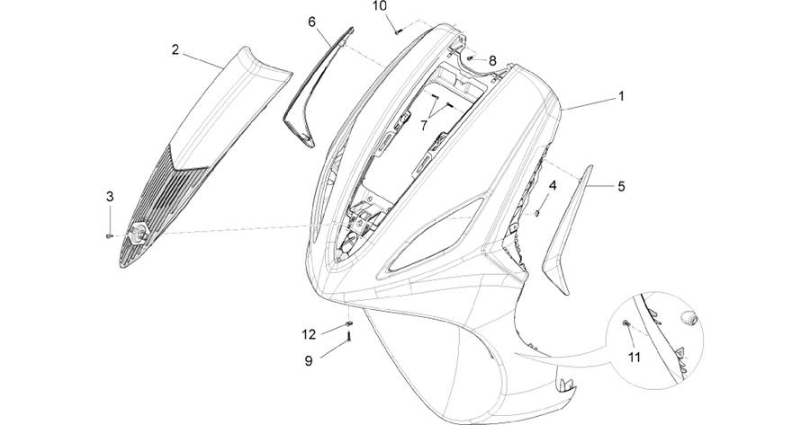 Front shield