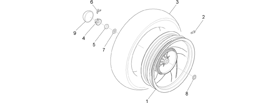 Rear wheel