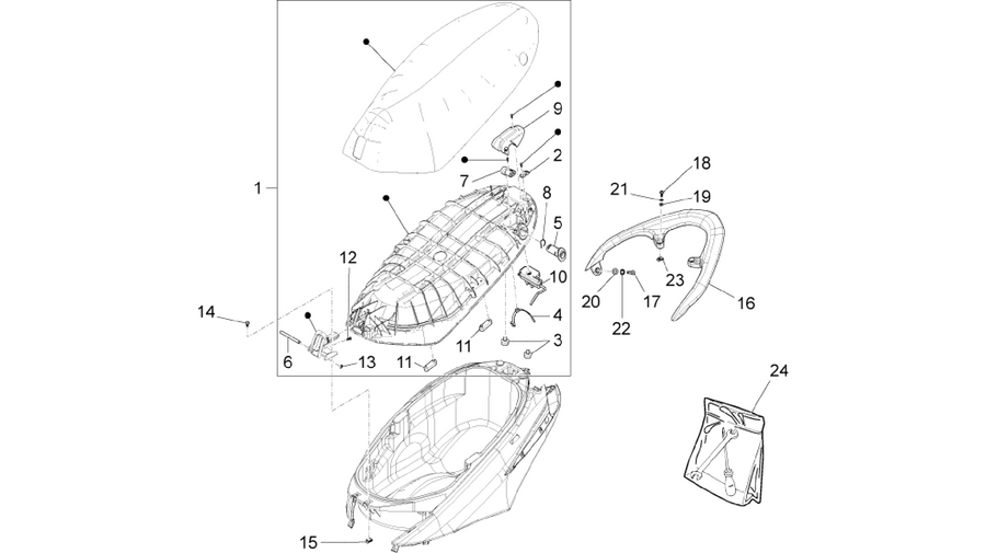 Saddle/seats