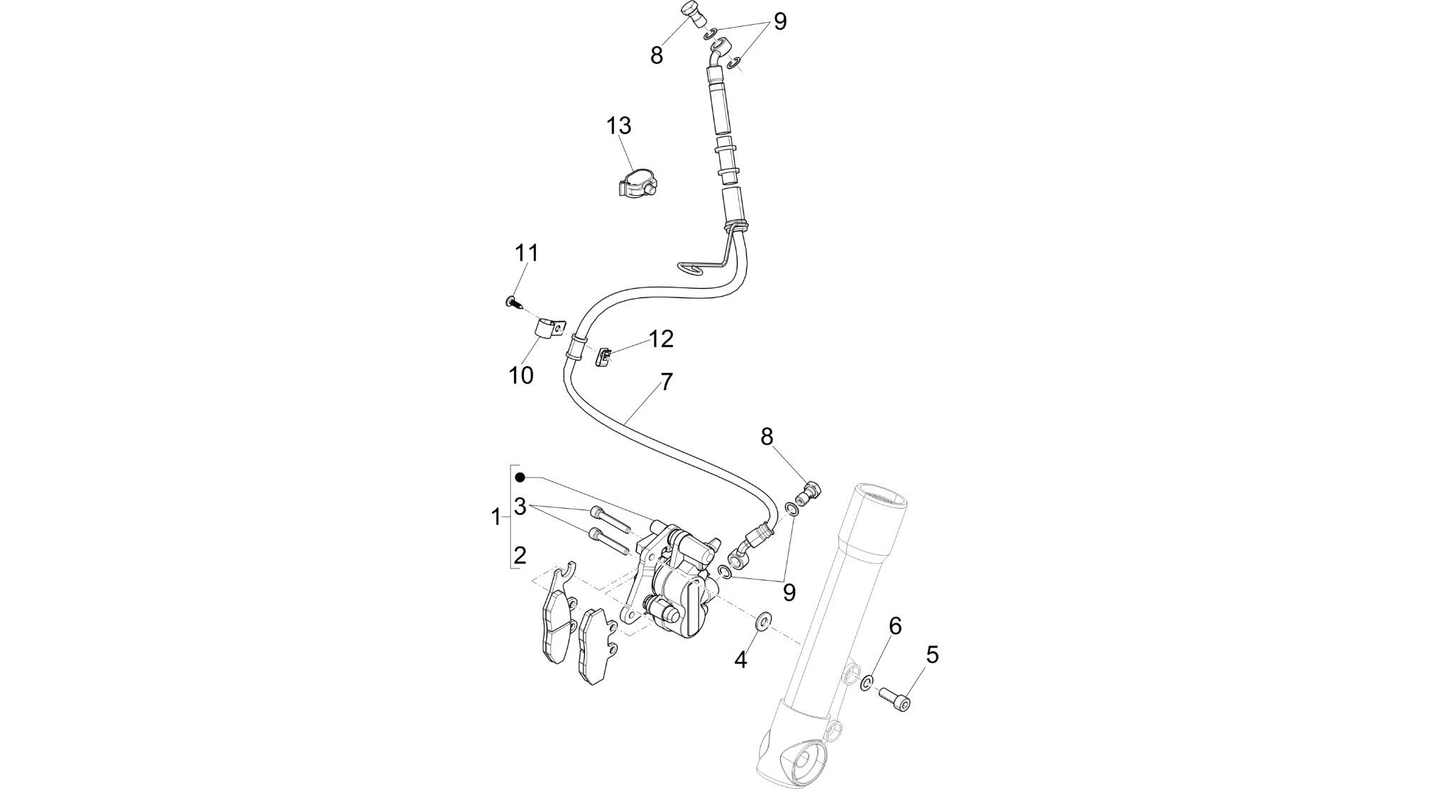 Brakes pipes - Calipers