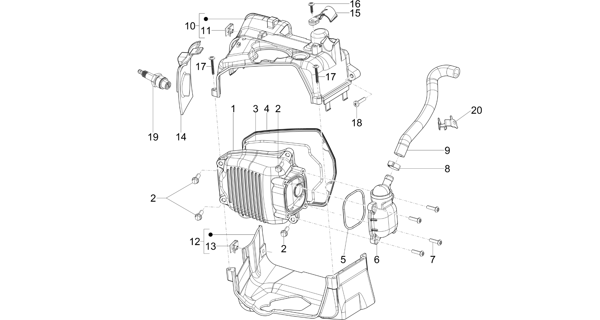 Cylinder head cover